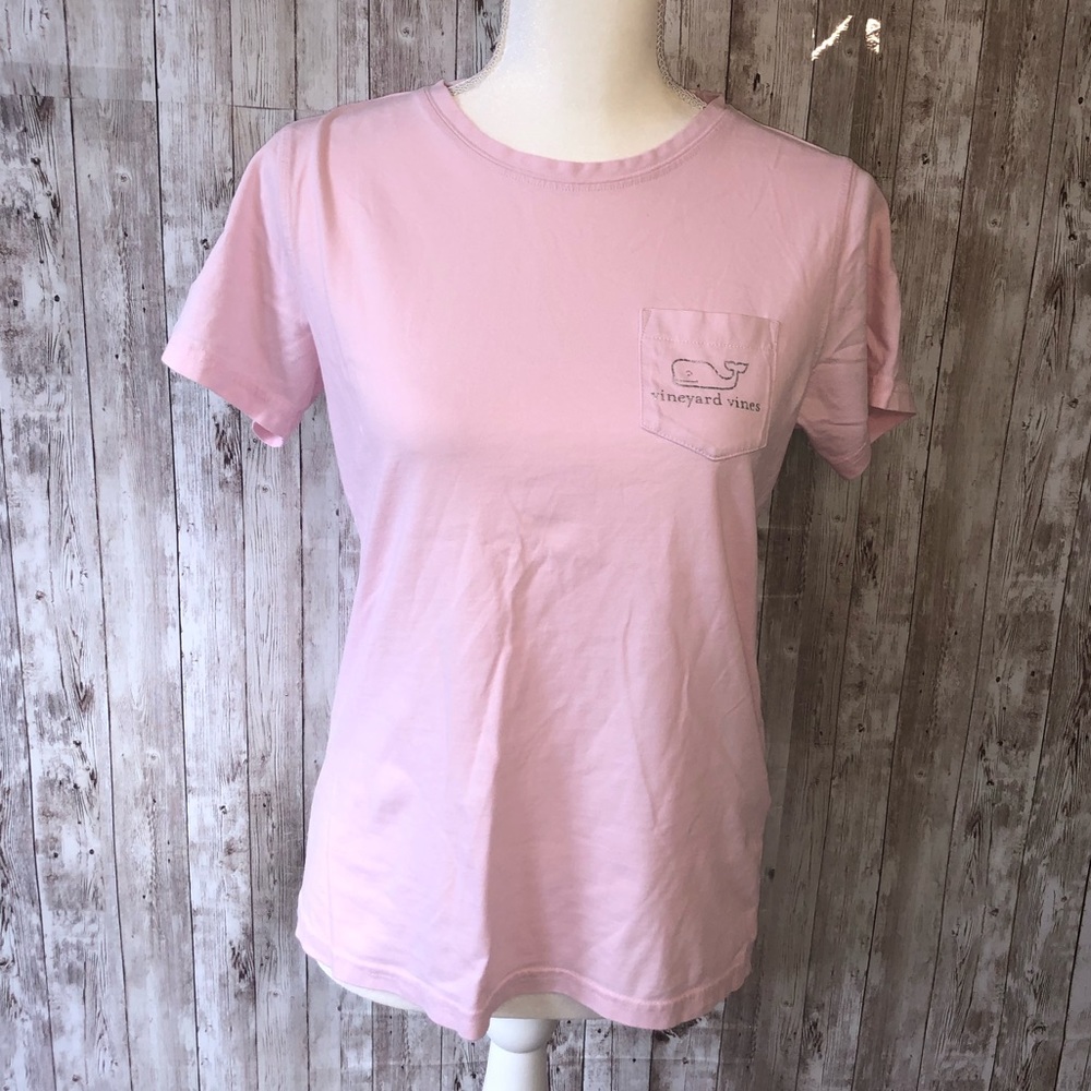 Vineyard Vines Pink Pocket Shirt Size Small
